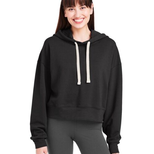 Women's Vintage Oversized Cropped Hooded Sweatshirt Thumbnail