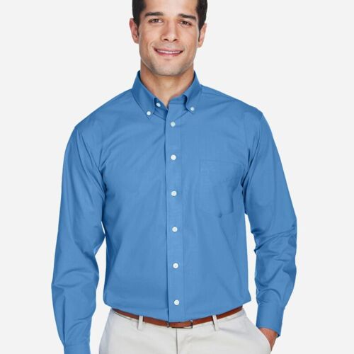 Men's Tall Crown Collection® Broadcloth Woven Dress Shirt Thumbnail