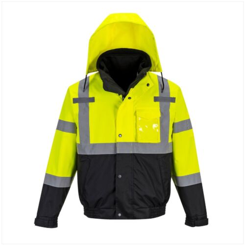 Portwest Hi-Vis Premium 3-in1 Bomber Jacket - US365 Thumbnail